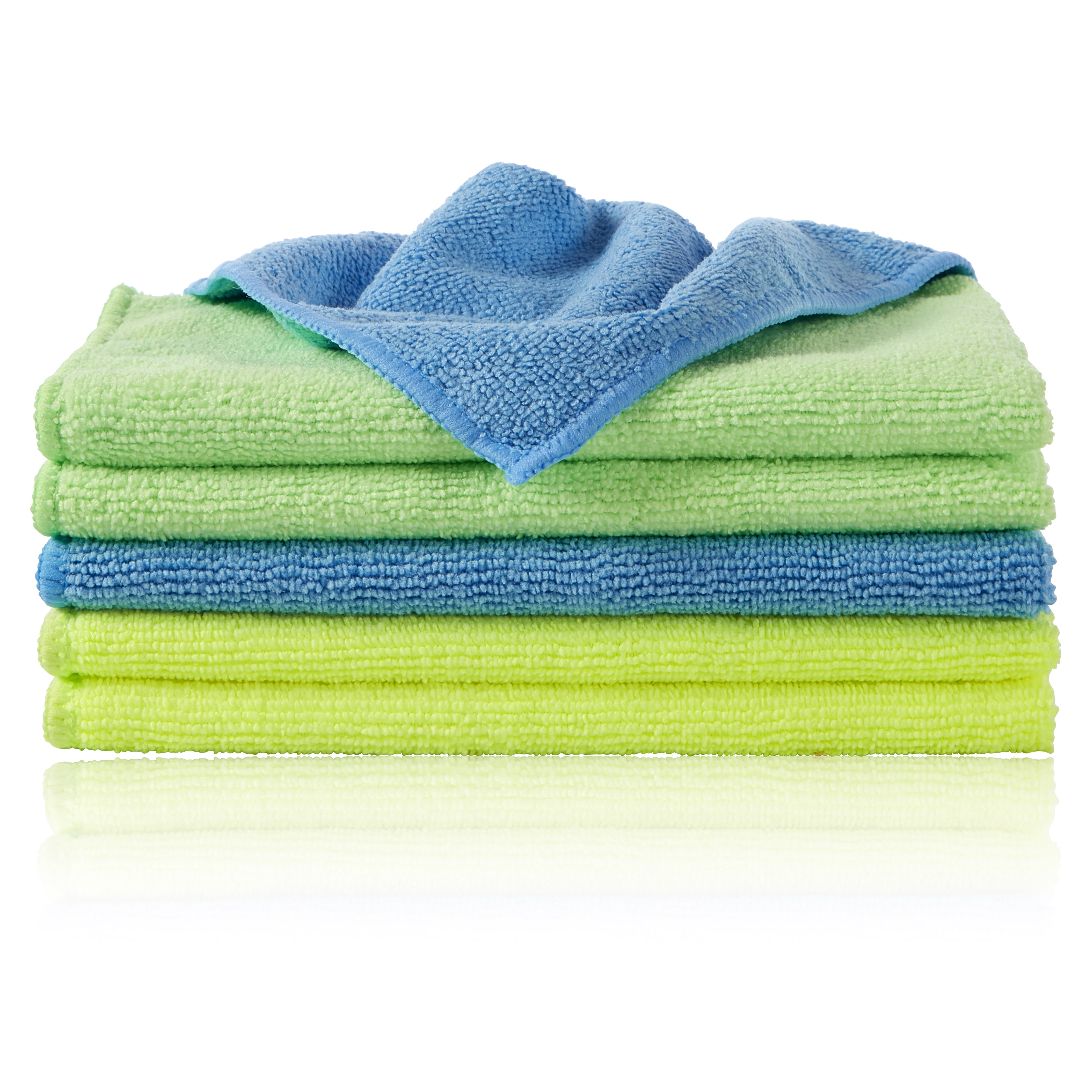 Buy Softspun Multicolor Microfiber Cloth (Pack of 10) Online at