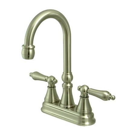 UPC 663370032059 product image for Kingston Brass KS249. AL Governor Centerset Bar Faucet with Metal Lever Handles | upcitemdb.com