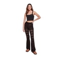 thumbnail image 4 of Urban Classics Womens Knitted Crochet Flared Leggings, 4 of 4