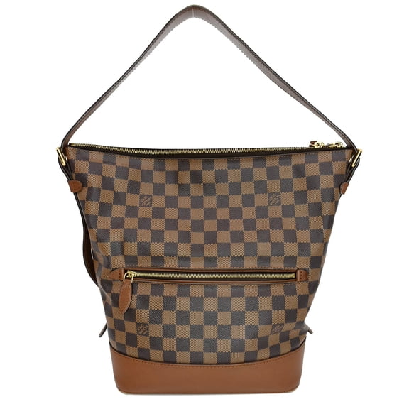 Pre-Owned LOUIS VUITTON Diane Damier Ebene Shoulder Bag Brown