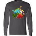 thumbnail image 3 of Inktastic Cute Dinosaurs Long Sleeve T-Shirt, 3 of 5