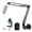 Black, variant on Razer Seiren Mini Boom Arm with Pop Filter - Mic Stand with Foam Cover Windscreen Compatible with Razer Seiren Mini Streaming Microphone by YOUSHARES