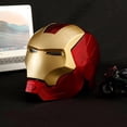 thumbnail image 4 of Casco de Marvel Iron Man 1:1, máscara usable, guantes con ojos brillantes, modelo de adulto y niño, accesorios de Cosplay, modelo, adornos, regalos de cumpleaños, 65cm, 4 of 4