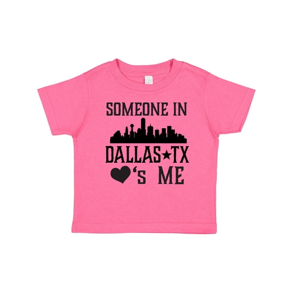 Inktastic Dallas Texas Someone Loves Me Boys or Girls Toddler T-Shirt
