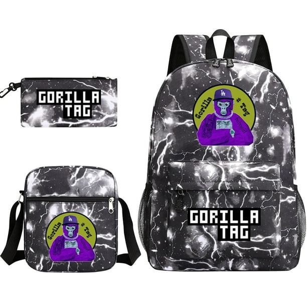 Clearance, Three-Pieces Set Of School Bags For Male And Female Students, Campus Pencil Case, Canvas Bags Large-Capacity Backpack