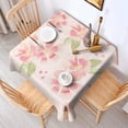thumbnail image 4 of 42x42 Inch Waterproof Square Tablecloth, Thickened Polyester Table Cover for Dining & Parties, Floral Print, 4 of 6