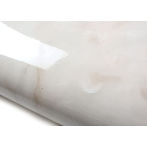 ROSEROSA Peel and Stick PVC Faux Marble Self-Adhesive Wallpaper Covering Counter Top Shelf Liner 2.00 Feet(W) X 6.56 Feet(L)