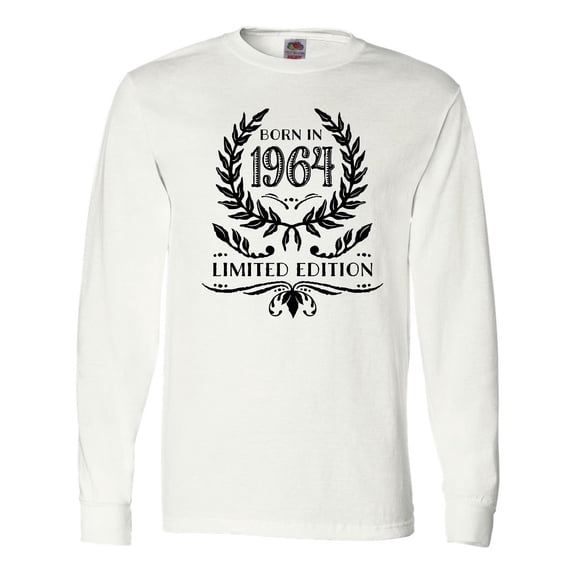 Inktastic Born in 1964 Limited Edition Long Sleeve T-Shirt
