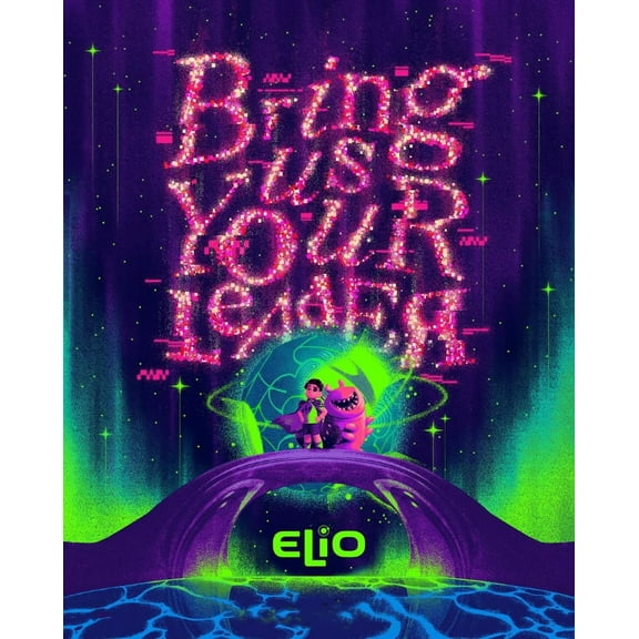 Elio 5D DIY Diamond Art Kits for Adults, Diamond Painting Alien, Paint by Numbers Full Round Drill Cross Stitch Crystal Rhinestone Home Wall Decoration 12x16 inch