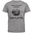 thumbnail image 1 of Deflaters Gonna Deflate Heather Grey Adult T-Shirt, 1 of 1