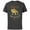 Charcoal, variant on Ice Age Diego Saber-Tooth Tiger Halftone - Short Sleeve Cotton T-Shirt for Adults - Customized-Navy