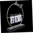 thumbnail image 4 of OULII Rotating Perpetual Calendar Wood Calendar with Date Display 1Pack, 4 of 8