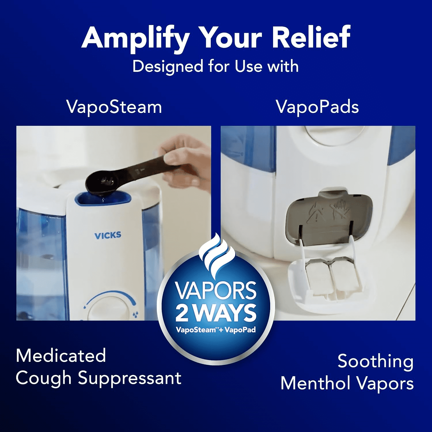 Cool Mist Humidifier Small to Medium Room Vaporizer for Baby, Kids, Adults, 1.2 Gal
