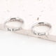 thumbnail image 4 of Anillo BeKind de acero de titanio para mujer, joyería europea y americana, joyería para parejas, nicho para hombre, Navidad, 4 of 6