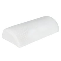 DESIGNICE Knee Pillow for Back Sleeping,Memory Foam Cushion for Sciatica Pain Relief,Half Moon Bolster Pillow for Legs,Under Knee Pillow for Sleeping on Back Leg Pillow for Ankle and Foot Comfort