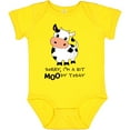 thumbnail image 3 of Inktastic Sorry, I'm a Bit Moody Today Cute Cow Pun Boys or Girls Baby Bodysuit, 3 of 5