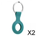 thumbnail image 1 of Runquan 2X Silicone Protective Case Cover Sleeve Skin for AirTags Dark Green 2 Pcs, 1 of 7