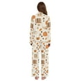 thumbnail image 3 of FORMRS Womens Pajama Set Long Sleeve Top and Pants with Pockets Soft Comfy Lounge Sleepwear, Sizes S-2XL, Orange Fall Pumpkin, 3 of 7
