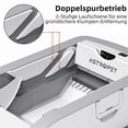 thumbnail image 5 of Smart Cat Litter Box Wide Opening Auto-clean For Extra Large Cats 71 To 90lbs ABS Material Wifi Or App Control With LED Display Cream White 29.93âL 19.61âW 19.61âH, 5 of 11