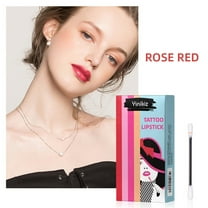 Cotton Swab Lip Gloss, Disposable Lip Moisturizer, Liquid Lipstick Applicator with Paper Box Packaging, Convenient Single Use Design for Easy Lip Care