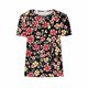 thumbnail image 5 of Camisas de Manga Larga para las Mujeres Suelto Ajuste Impreso Verano Sexy Cuello Redondo Superior, Poliéster Regular, 5 of 5