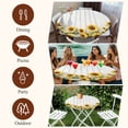 thumbnail image 6 of Sunflower Round Tablecloth 36-44 Inch Round Fitted Table Cloth with Elastic Edge, Summer Flower Watercolor Vintage Wooden Waterproof Table Cover Protector for Outdoor Picnic Party Dining, 6 of 6