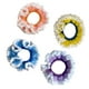thumbnail image 5 of 1 Set 4pcs Woolen Weoled Hair Scrunchies Woven Woven Anillos (Color surtido), 5 of 5