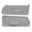 Gray, variant on 1 Pair Sun Visor Cover Skin Replacement for Chevy Tahoe Suburban Yukon 1995-1999, Gray