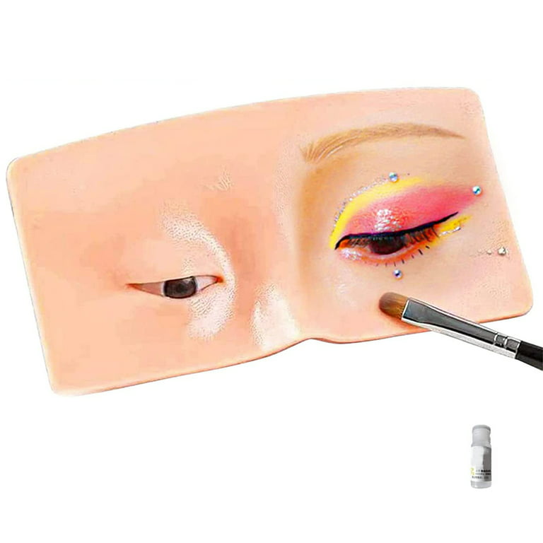 2024 Makeup Practice Face - Silicone Face Eye Makeup Practice Board, The  Perfect Aid to Practicing Face Makeup, Make Up/Face Painting Practice