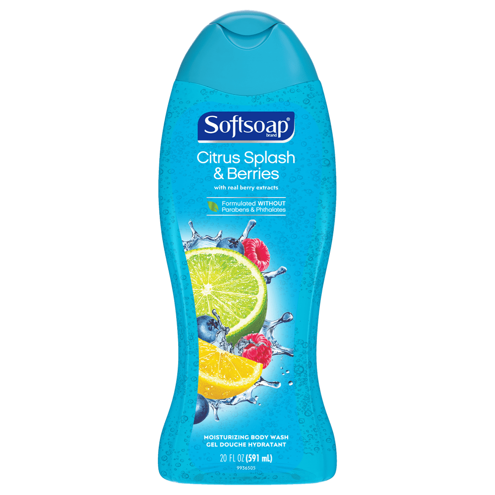 Softsoap Moisturizing Body Wash Citrus Splash And Berries 20 Fl Oz