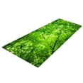 thumbnail image 2 of Thinsony Digital Printed 3D Floor Mat Runner Non-slip Area Rug Carpet Green Leaves, 2 of 8