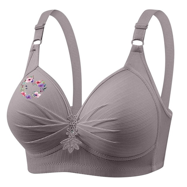 Women's Wireless Push-Up Bra, Breathable Comfort Design, for Everyday Wear and All-Day Relaxation, No Underwire Support