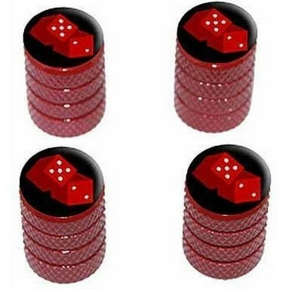 Dice Craps Gambling Tire Rim Wheel Aluminum Valve Stem Caps, Multiple Colors