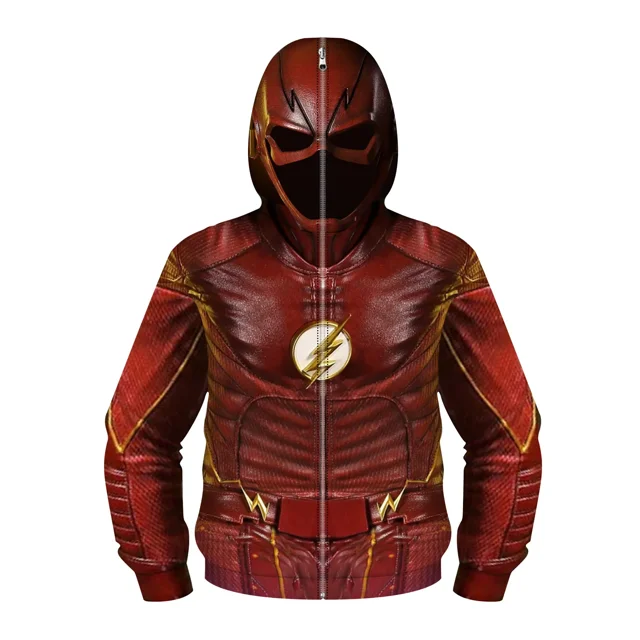 Sudadera con capucha de superhéroe Spiderman de Los Vengadores para niños, Miles Morales, sudadera con cremallera 3D, chaqueta de Iron Man, disfraz de cosplay de anime para niños y niñas