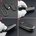 thumbnail image 5 of Carbon Fiber Car Key Fob Case Cover Holder For Jeep For Dodge For Chrysler, 5 of 11