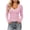 Pink, variant on yillto Womens Tops Fall Fashion Basic Long Sleeve Scoop Neck Going out Stretchy Slim Tees T Shirts