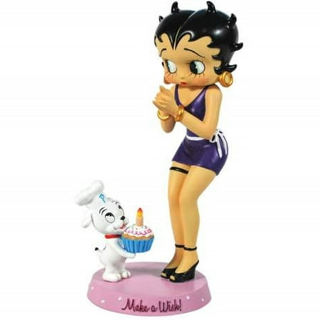 7 25 Happy Birthday Betty Boop And Pudgy Figurine With Make A