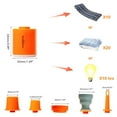 thumbnail image 4 of Portable Air Pump USB Rechargeable Mini Air Inflator Waterproof Pump for Air Bed Mattress Swimming Rings Air Compressor Vacuum Pump, 4 of 8