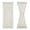Linen-50"W x 40"L (Pack of 1), variant on Side Light Linen Texture Semi Sheer Narrow Door Panels For Front/glass Window - 24 Inch L X 72 W 2