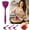 Purple, variant on Heat-Resistant Silicone Turner Spatula Flexible Non-Stick Cooking Utensil for Flipping Stirring