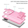 thumbnail image 3 of Tarise for Motorola Moto G Stylus 5G 2021 Phone Case with Slide Camera Cover, Kickstand Rugged Shockproof TPU Rubber Silicone Anti-Scratch Hard PC Back Case Cover for Moto G Stylus 5G 6.8", Pink, 3 of 8