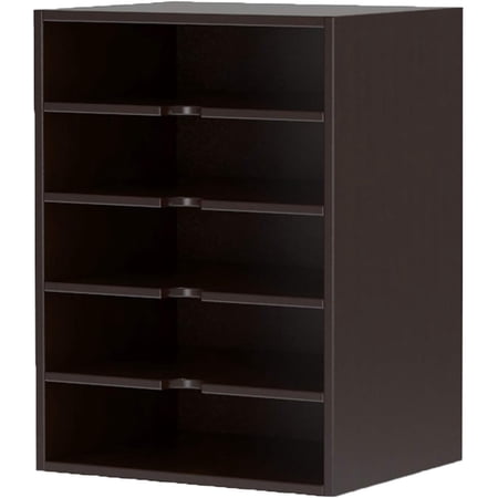 Mayline AHPMLDC Aberdeen Literature Organizer, Mocha Laminate