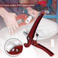 thumbnail image 2 of Cortador de tubos y tuberías de Pvc, herramienta de corte rápido de mangueras con una sola mano y mango largo, 2 of 4
