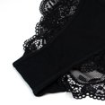 thumbnail image 4 of Varsbaby Women's Panty See Through Panties Cotton Crotch Lace Mesh Panties with Bow, 4 of 5