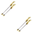 thumbnail image 1 of Eigraketly 1 par de pinchos de aleación ZTTO portátiles coloridos anodizados eje de acero de liberación rápida pinchos de ciclo componentes accesorios Oro 2piezas Eigraketly CBP203701, 1 of 5