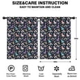 thumbnail image 2 of Blackout Kids Curtains,Blue Cartoon Unicorn Moon Rainbow Ice Cream Pattern Childrens Insulated Curtains Set Of 2,Bedroom Essentials,Toddler Room Decor 42"x54", 2 of 5