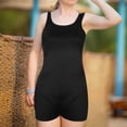 thumbnail image 4 of FRCOLOR Women One Piece Yoga Bodysuit Shorts Workout Jumpsuit Gym Jumpsuit Athletic Romper Exercise Cute Outfits For Women, 4 of 8