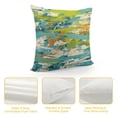 thumbnail image 4 of QZHH  Boho Accent Pillow Covers,Art Tainted Pattern Blue and Orange Fall Pillow Covers,Multicolor Throw Pillows for Couch,Sofa,Living Room（Watercolor Blue Green）, 4 of 5