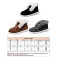 thumbnail image 2 of Ymiytan Ladies Winter Snow Boots Womens Ankle Booties Casual Shoes Slip On Size 4-12, 2 of 4
