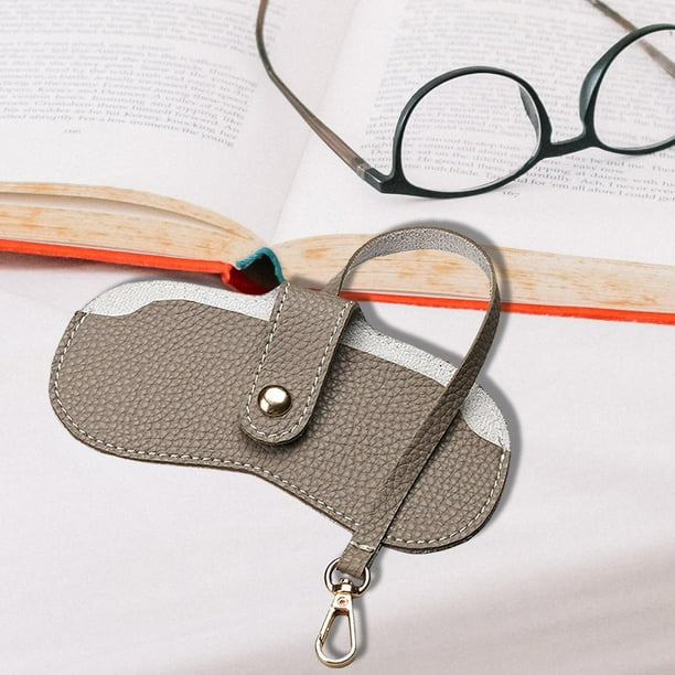 Estuche para anteojos, portátil, soporte Estuche protector Estuche organizador Estuche de almacenamiento Ligero, Paquete de anteojos, Delgado suave Gris Colco Funda protectora